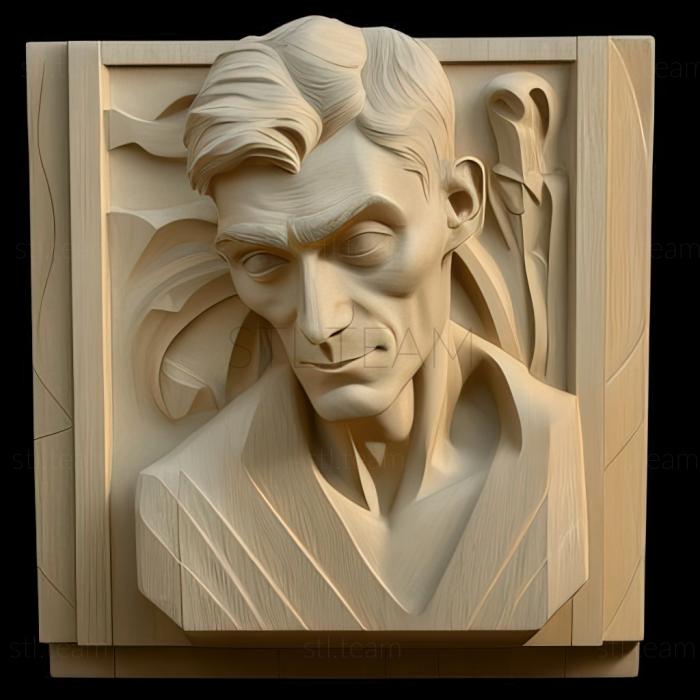 3D model Reincarnation Franz Kafka 1915 (STL)